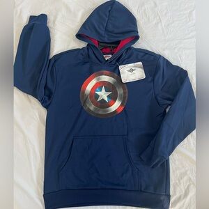 🔥AVENGERS COMIC BOOK MARVEL BOYS HOODIE..MAD ENGINE INC XXL - 2EG -18 NWT